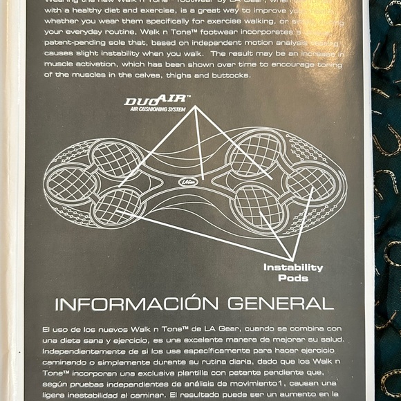 Women's White Walk-n-Tone Sneakers. 9.5 M - Picture 7 of 9